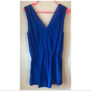 Blue boutique romper
